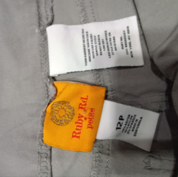 Ruby Rd 12P Pull on pants Ladies - Picture 7 of 8